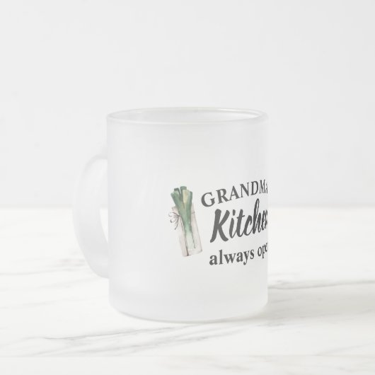 Die moderne Küche von Oma ist immer ein bestes Ges Mattglastasse (Vorderseite Links)