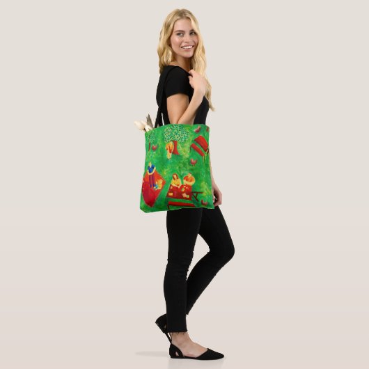Die moderne Kunst der Picnic Tasche (Am Model)