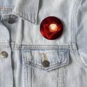 Die moderne Kunst des Abstrakten Roten Fraktals sc Button (Beispiel)