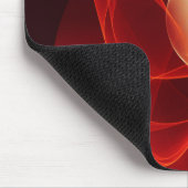 Die moderne Kunst des Abstrakten Roten Fraktals sc Mousepad (Ecke)