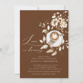 Die moderne Liebe bricht Brautparty Einladung (Vorderseite)