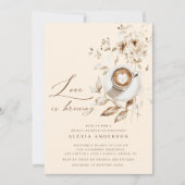 Die moderne Liebe bricht Brautparty Einladung (Vorderseite)