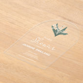 Die moderne Lily des Brautparty Bouquet im Tal Acryleinladungen (Ablage )