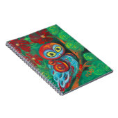Die moderne Malerei-Eule Notizblock (Rechte Seite)
