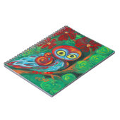 Die moderne Malerei-Eule Notizblock (Linke Seite)