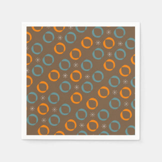 Die moderne Mitte des Jahrhunderts, Ovale, hat Serviette