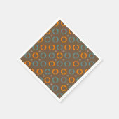 Die moderne Mitte des Jahrhunderts, Ovale, hat Serviette (Ecke)