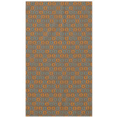 Die moderne Mitte des Jahrhunderts, Ovale, hat Tischdecke (Vorderseite)