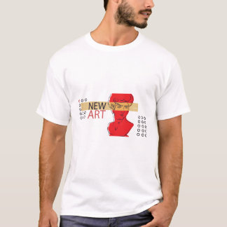 Die Moderne nimmt eine klassische Büste an T-Shirt