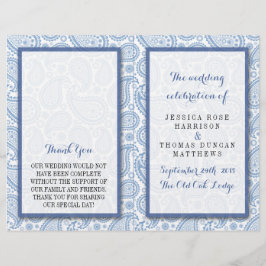 Die moderne Paisley Wedding Collection - Blue