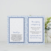Die moderne Paisley Wedding Collection - Blue (Stehend Vorderseite)