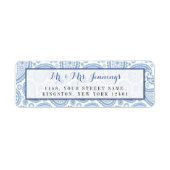 Die moderne Paisley Wedding Collection - Blue (Vorne)