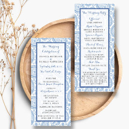 Die moderne Paisley Wedding Collection - Blue Programm
