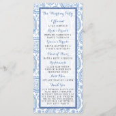 Die moderne Paisley Wedding Collection - Blue Programm (Rückseite)