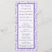 Die moderne Paisley Wedding Collection - Lila Programm (Vorderseite)