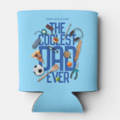 Die Moderne personalisieren Der Coolstste Vater al Dosenkühler (Rückseite)