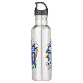 Die Moderne personalisieren Der Coolstste Vater al Edelstahlflasche (Rückseite)