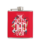 Die Moderne personalisieren Der Coolstste Vater al Flachmann (Vorderseite)