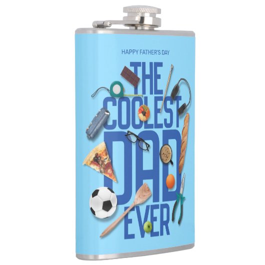 Die Moderne personalisieren Der Coolstste Vater al Flachmann (Rechts)