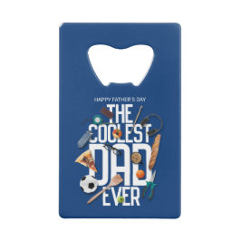 Die Moderne personalisieren Der Coolstste Vater al Geldbeutel Flaschenöffner