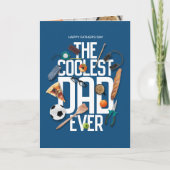 Die Moderne personalisieren Der Coolstste Vater al Karte (Vorderseite)