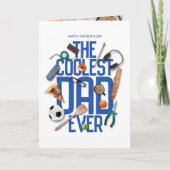 Die Moderne personalisieren Der Coolstste Vater al Karte (Vorderseite)