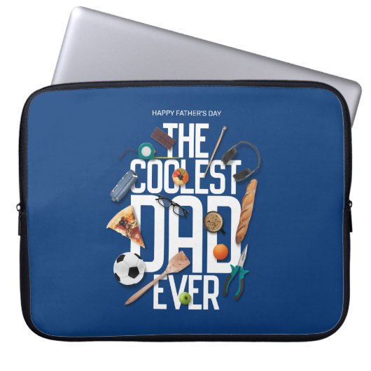 Die Moderne personalisieren Der Coolstste Vater al Laptopschutzhülle (Vorderseite)