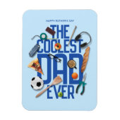 Die Moderne personalisieren Der Coolstste Vater al Magnet (Vertikal)