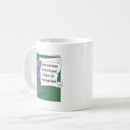 Die moderne Riddlers Schnee-Tasse Kaffeetasse (Vorderseite Links)