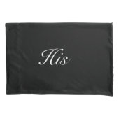 Die Moderne Schwarz-weiß Kissenbezug (Vorderseite-Links)