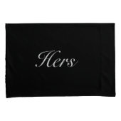 Die Moderne Schwarz-weiß Kissenbezug (Vorderseite-Rechts)