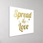 Die moderne "Spread the Liebe" zitiert fette Typog Foliendrucke (Ablage )