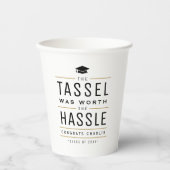 Die moderne Tassel war den problemlosen Abschluss Pappbecher (Vorderseite)