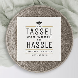 Die moderne Tassel war den problemlosen Abschluss  Serviette