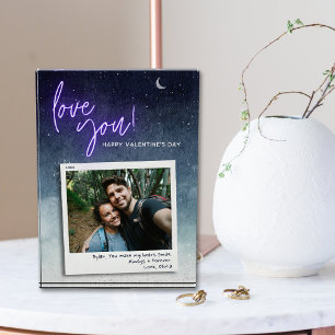 Die moderne Valentinische Liebe Fotoblock