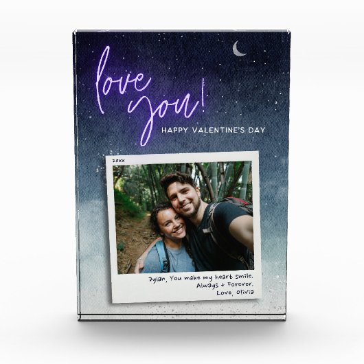 Die moderne Valentinische Liebe Fotoblock (Vorderseite)