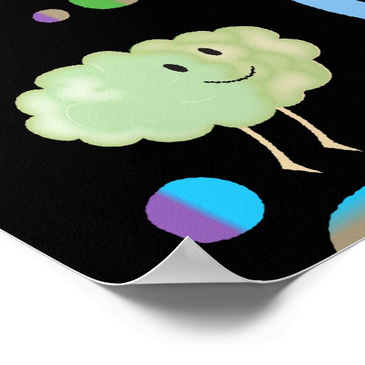 Die moderne Velocipede Poster (Ecke)