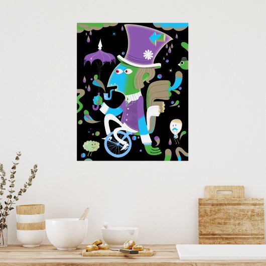 Die moderne Velocipede Poster (Küche)