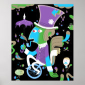 Die moderne Velocipede Poster (Vorne)