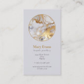 Die moderne Visitenkarte aus weißem und goldenem M (Vorderseite)