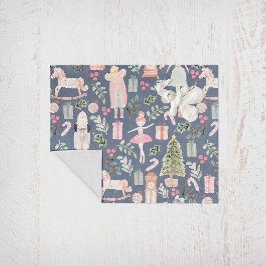 Die moderne Wasserfarbe Nutcracker Fleecedecke