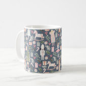 Die moderne Wasserfarbe Nutcracker Kaffeetasse (Vorderseite Links)