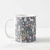 Die moderne Wasserfarbe Nutcracker Kaffeetasse (Links)