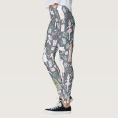Die moderne Wasserfarbe Nutcracker Leggings (Links)