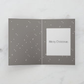 Die moderne Weihnachtskarte von unserem Haus bis z Karte (Innenseite)