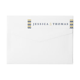 Die moderne Zickzack Hochzeitskollektion - Navy &