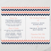 Die moderne Zickzack Hochzeitskollektion - Rosa un (Vorderseite)