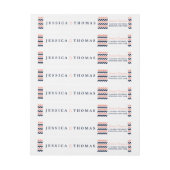 Die moderne Zickzack Hochzeitskollektion - Rosa un (Bogen)