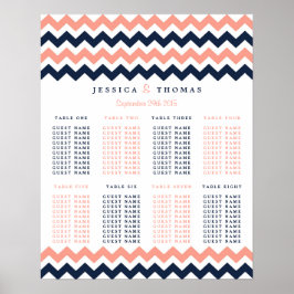 Die moderne Zickzack Hochzeitskollektion - Rosa un Poster