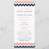 Die moderne Zickzack Hochzeitskollektion - Rosa un Programm (Vorderseite)